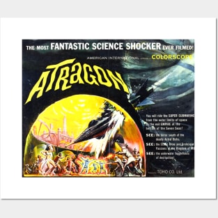 Classic Science Fiction Lobby Card - Atragon Posters and Art